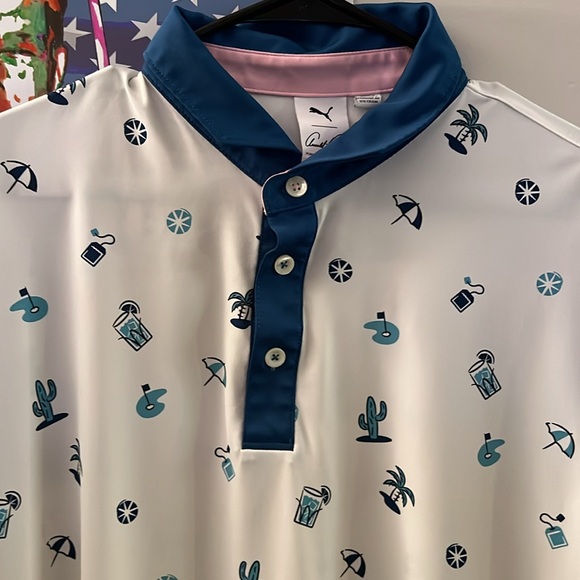 Arnold Palmer PUMA Performance Golf polo size= Large - Picture 4 of 4